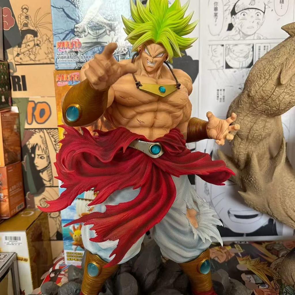 CK&Jt Statue Z Broly Figure Ssj3 Broly Super Saiyan PVC Action Figures 50cm/19.69inch Collection Mode Toys Gifts