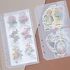A5/A6 Loose-Leaf Storage Album: Frosted Transparent Bag with Stickers & 6-Hole Options