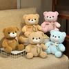 Rose Sitting Teddy Bear Plush Toy Cartoon Stuffed Animal Doll Decoration Gift