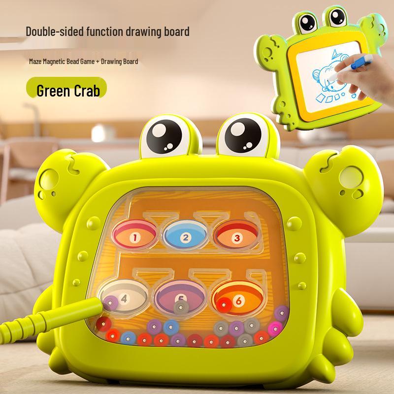 Magnetic Bead Maze Toy: Children's Educational Puzzle for Concentration and Number Mastery with Magnetic Pen Control