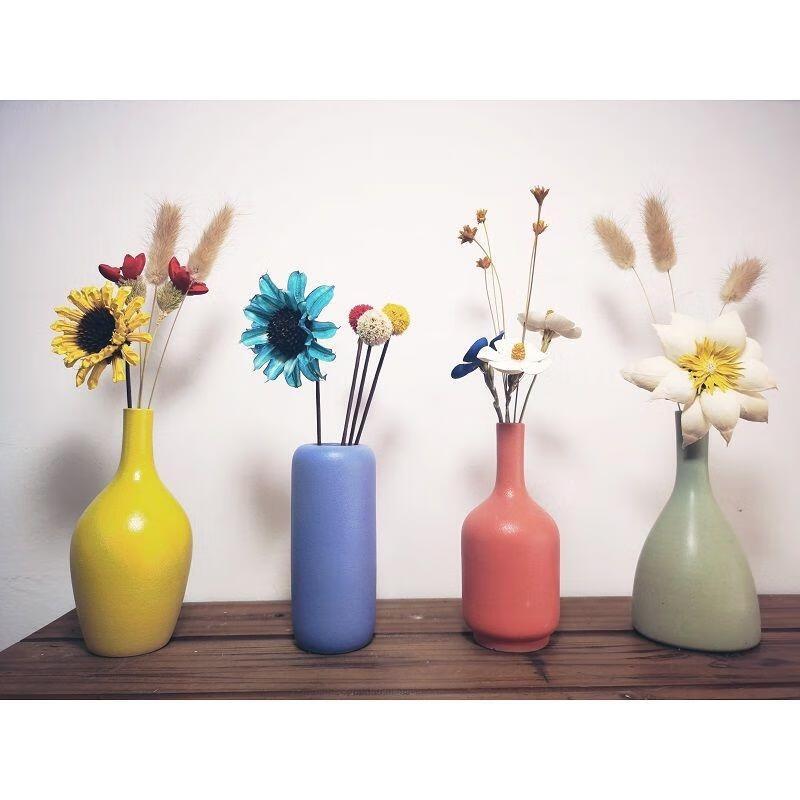 HANDUNYOU INS Style Dried Flower Vase Set