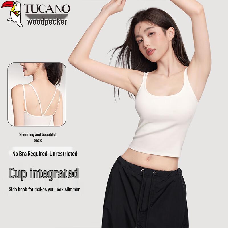 Woodpecker Women s Padded Crop Camisole