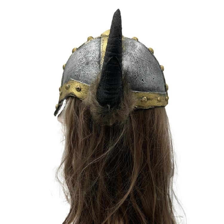 Warrrior Vikinges Helmets with Horns Medieval Vikinges Age Horned Vikinges Helmets Berserkers Soldier Warrrior Hat Sallet