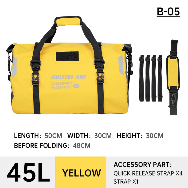Motor Air 2025  Motorcycle Bag 45l/65l High-capacity Riding Rear Seat Pack Multifunctional Waterproof Outdoor Travel Gears