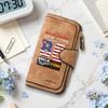 Vintage Long Purse New York Print Fashion Multi Card Slot Daily Casual Wallet