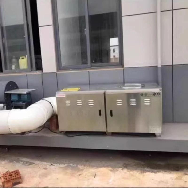 Low Altitude Commercial Range Hood Odor Removal Purification Integrated Smokeless Environmentally Friendly 4000 Air Volume