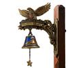 Eagle Desgin 250th Anniversary Commemorative Doorbell USA Flag Hangable Manual Ring Decorative Bell for Collectors and Patriotic