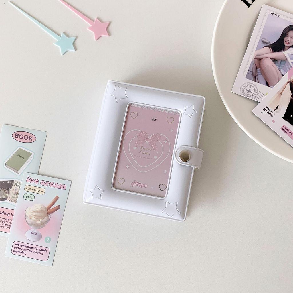 Compact High-Value One-Grid Photo Album for Instant Camera Pictures and Star-Chasing Cards