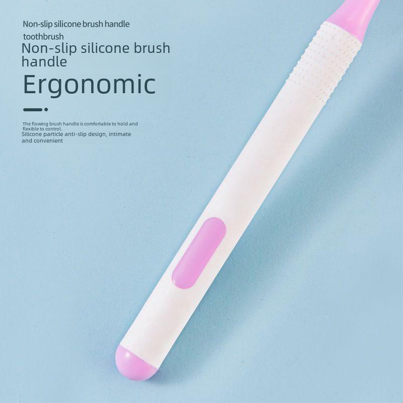 Douyin Popular Three-Sided Soft Bristle Toothbrush for Adults – Gentle Macaron Clean & Tooth Protection.