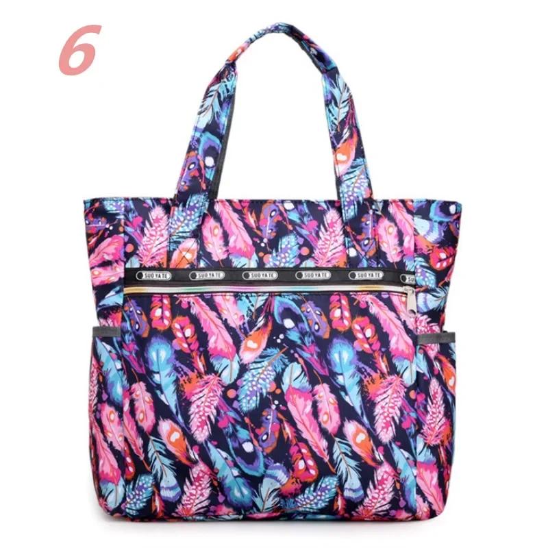Women Lunch Bag Fashion Flora Printed Student Picnic Lunch Bags Waterproof Handbag Pouch Large Capacity Tote Bags