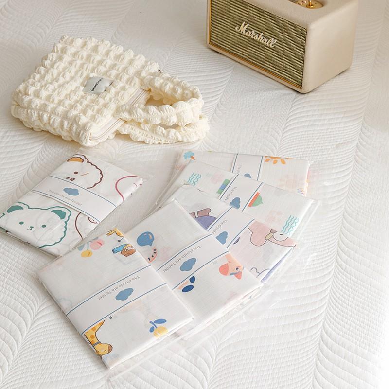Soft Cotton Muslin Pillowcase Kids Toddlers Baby 30x50cm 35x55cm 40x60cm A-Grade Hypoallergenic Single Pillow Cover