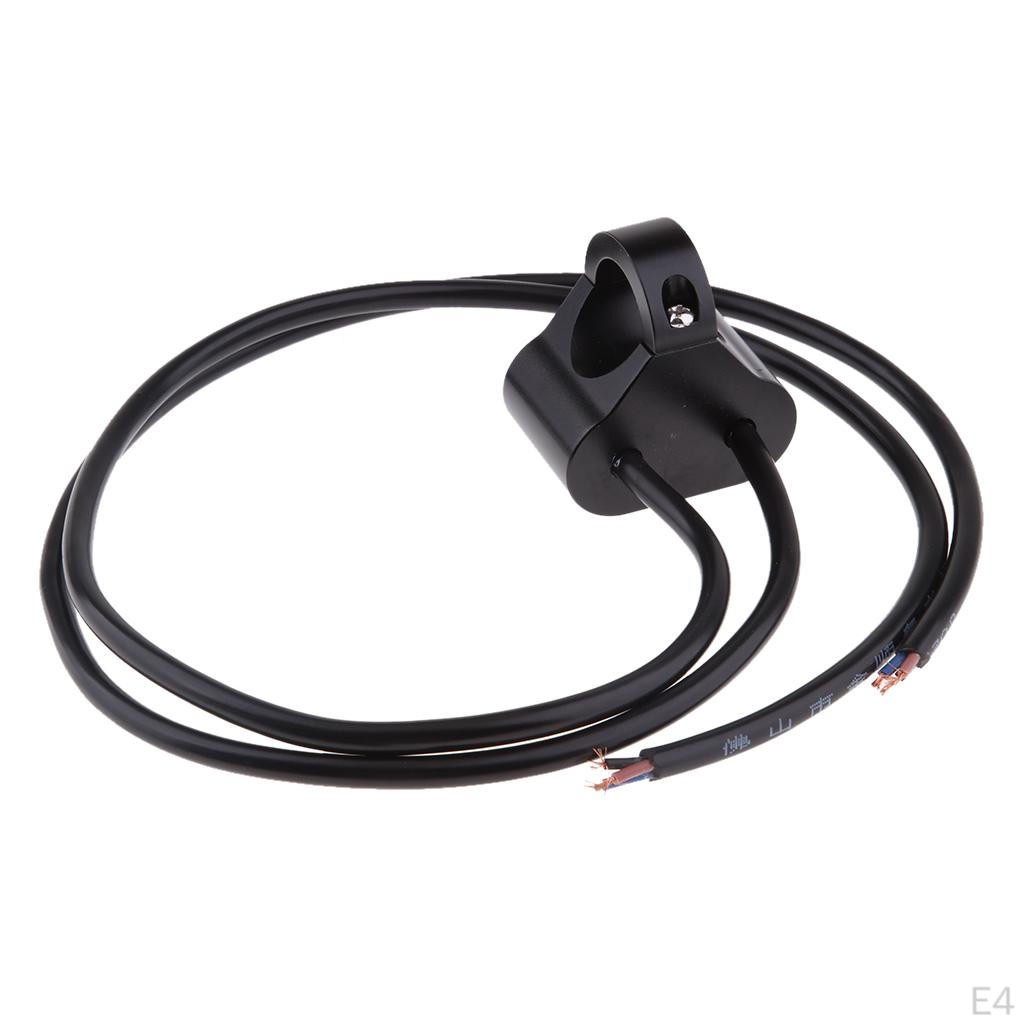 Alloy 7/8'' Handlebar Refit Waterproof 2 Button Control Blue Indicator Switch