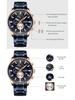 CURREN 8362 Men's Waterproof Six-Hand Business Calendar Watch