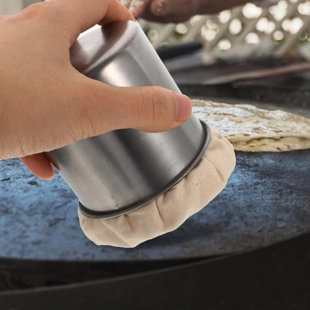 with Tray Pancake Grease Brush Free Brush Oil Wiper Cloth Multifunctional Crepe Oil Spreader  Sauce