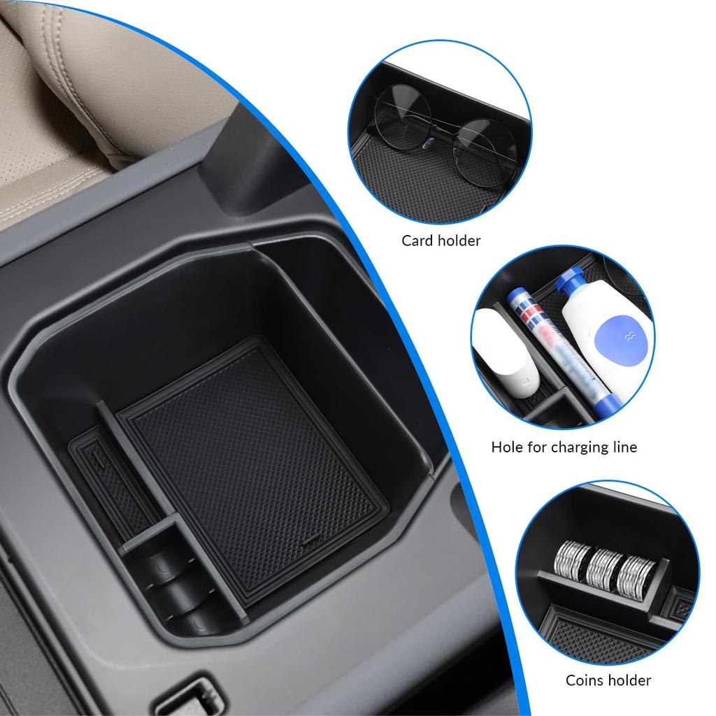 MARCHFA Storage Box Console Box Console Box Center Console Accessory Interior Parts Storage Box Applicable To Land Rover Defender 90 110 Built-in