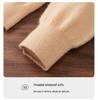 Men's Cashmere Half-High Neck Pullover - Autumn/Winter Versatile Loose Knit Sweater for Mid-Aged and Young