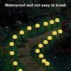 30/20/15 LED Solar Ground Plug Light, Crystal Ball Light, Atmosphere Light, Waterproof Path Light, Outdoor Courtyard Decoration