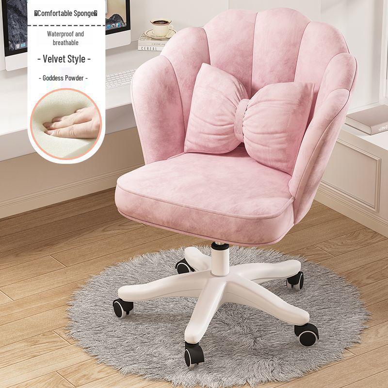 Nordic Petal Backrest Chair for Dining, Bedroom, or Vanity