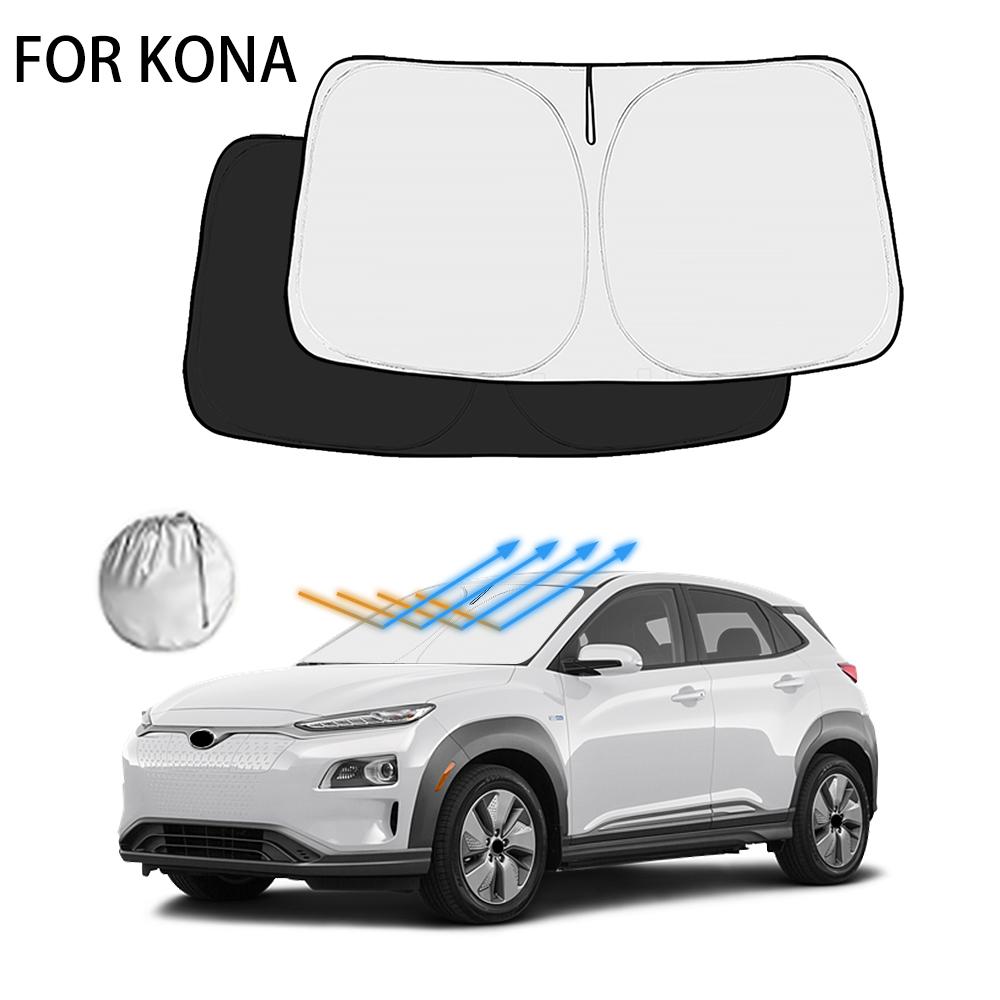 For Hyundai Kona 2018-2026 2026 Windshield Sunshade Cover Front Window UV Protection Visor Sun Shade Vehicle Interior Accessory