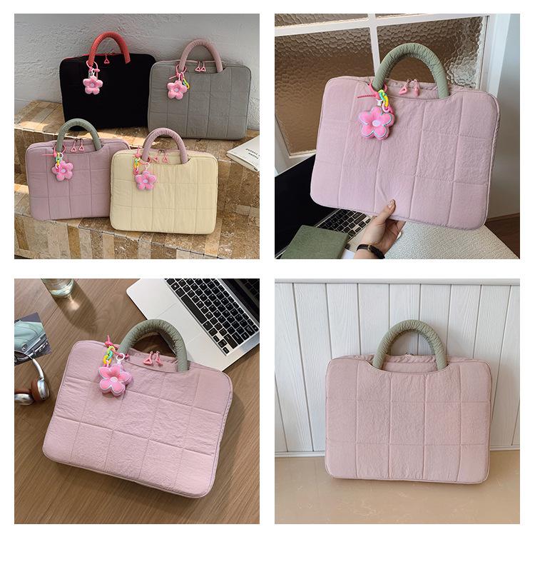 Korean Style Laptop Bag: Women's Office Commuter Tote for Tablets and iPads