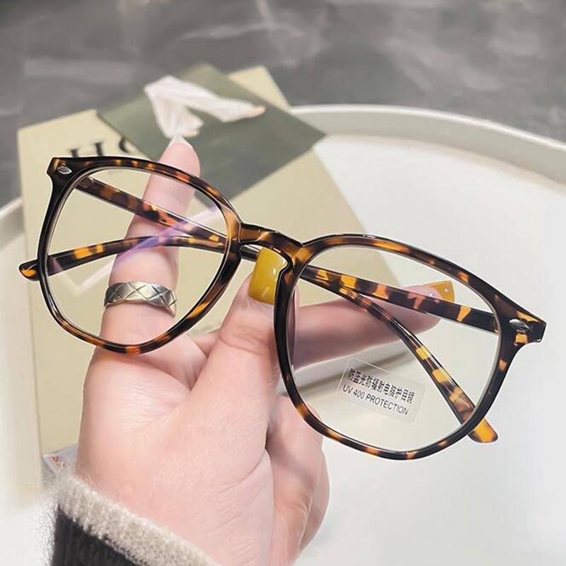 -1.0 -1.5 -2.0 Bis -6.0 Polygon Fertiggläser Myopiebrille Transparentes Brillengestell Lesebrille +0.5 +1.0 +2.0 Bis +6.0