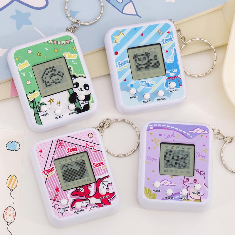 Popular Virtual Pet Cube Handheld Keychain Toy for Kids