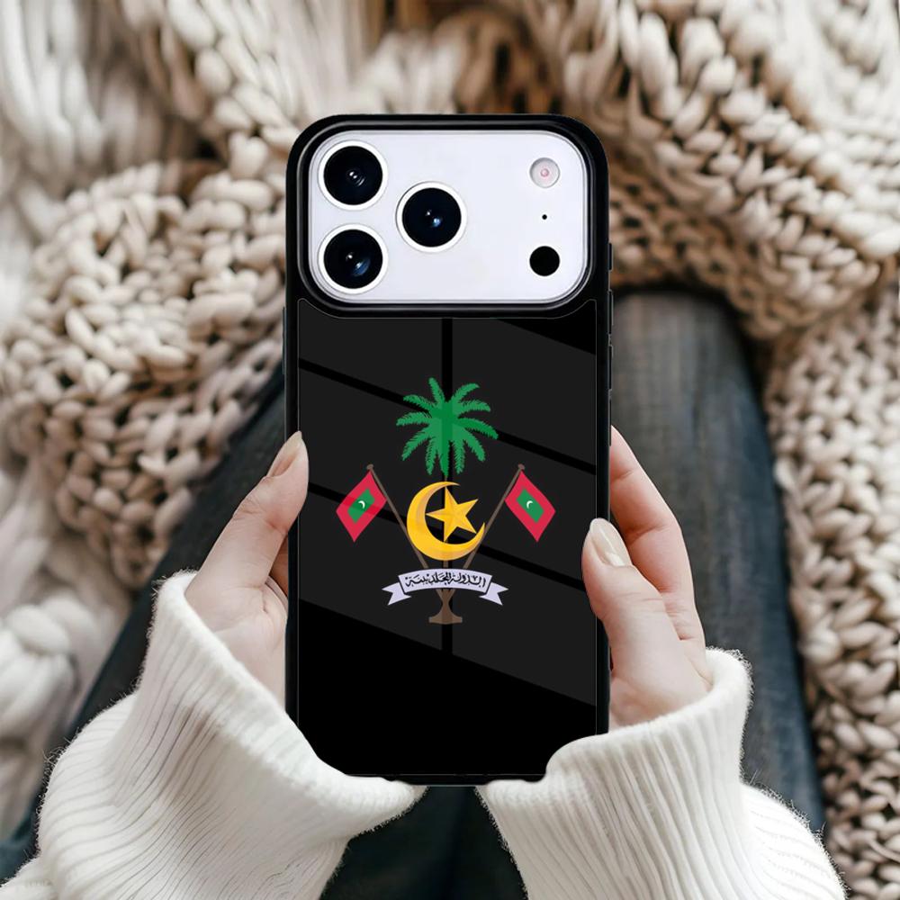Maldives Map fashion Magnetic Phone Case For iPhone 17 16 15 12 13 Pro Max 14 Plus 11 Hard Cover With MagSafe iPhone 12 mini