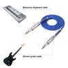 6,35 mm Stereo Stecker auf Stecker Audiokabel für E-Gitarre Mischpult Stereo 1 Meter