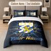 Custom Bedding Set Ifk Göteborg Pattern, Print Name Text 1 Duvet Cover Plus 2 Pillowcases Home Textile
