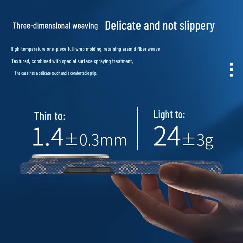 Magnetische Handyhülle aus Kevlar-Aramidfaser für Xiaomi 15 Ultra