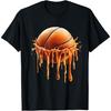 Basketball Drip Grafik T-Shirt