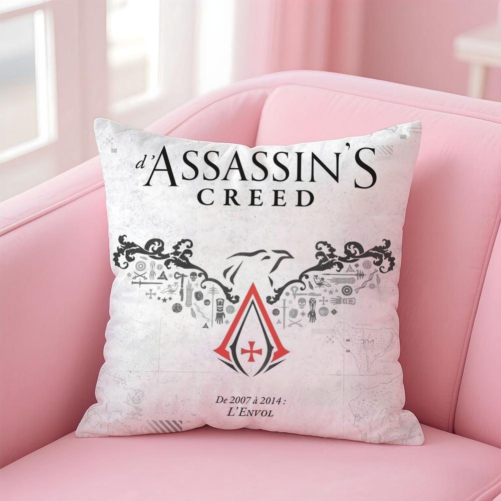 Game A-Assassins CreedS Cushion Cover Home & Car Multi-Scene Pillow Cover - Reversible, Soft & Durable for Daily Use
