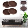 Quick Install Anti Slip Caster Cup Round Rubber Furniture Stoppers Furniture Pads  Bar Stools