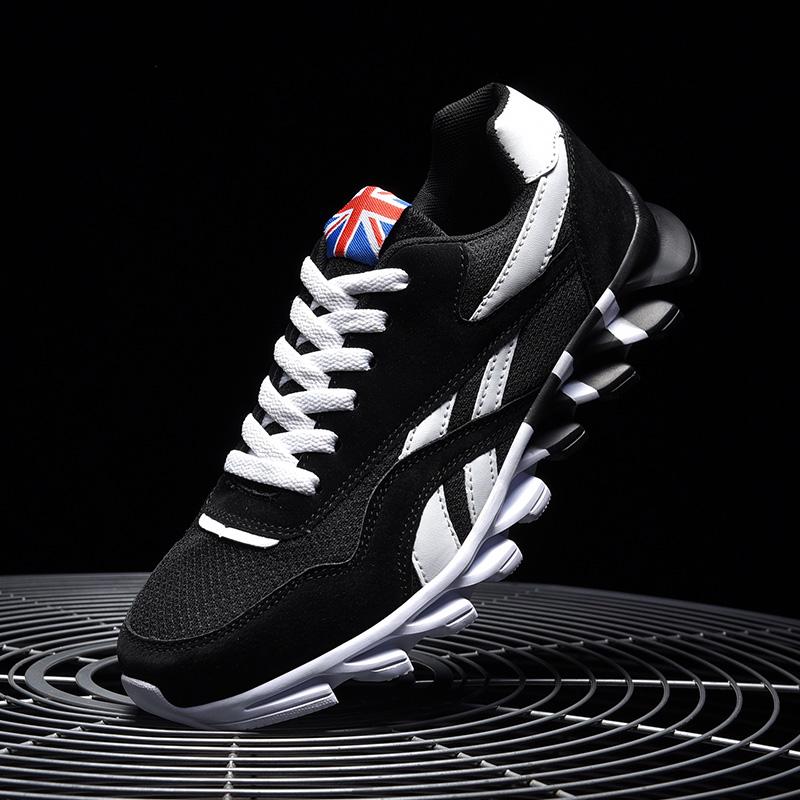 Men Sports Running Shoes Marathon Air Cushion Breathable Lightweight Mens Outdoor Hiking Athletic Nonskid Blade Sneakers Jogging