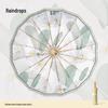 16-Rib Large Tri-Fold Umbrella for Sun and Rain