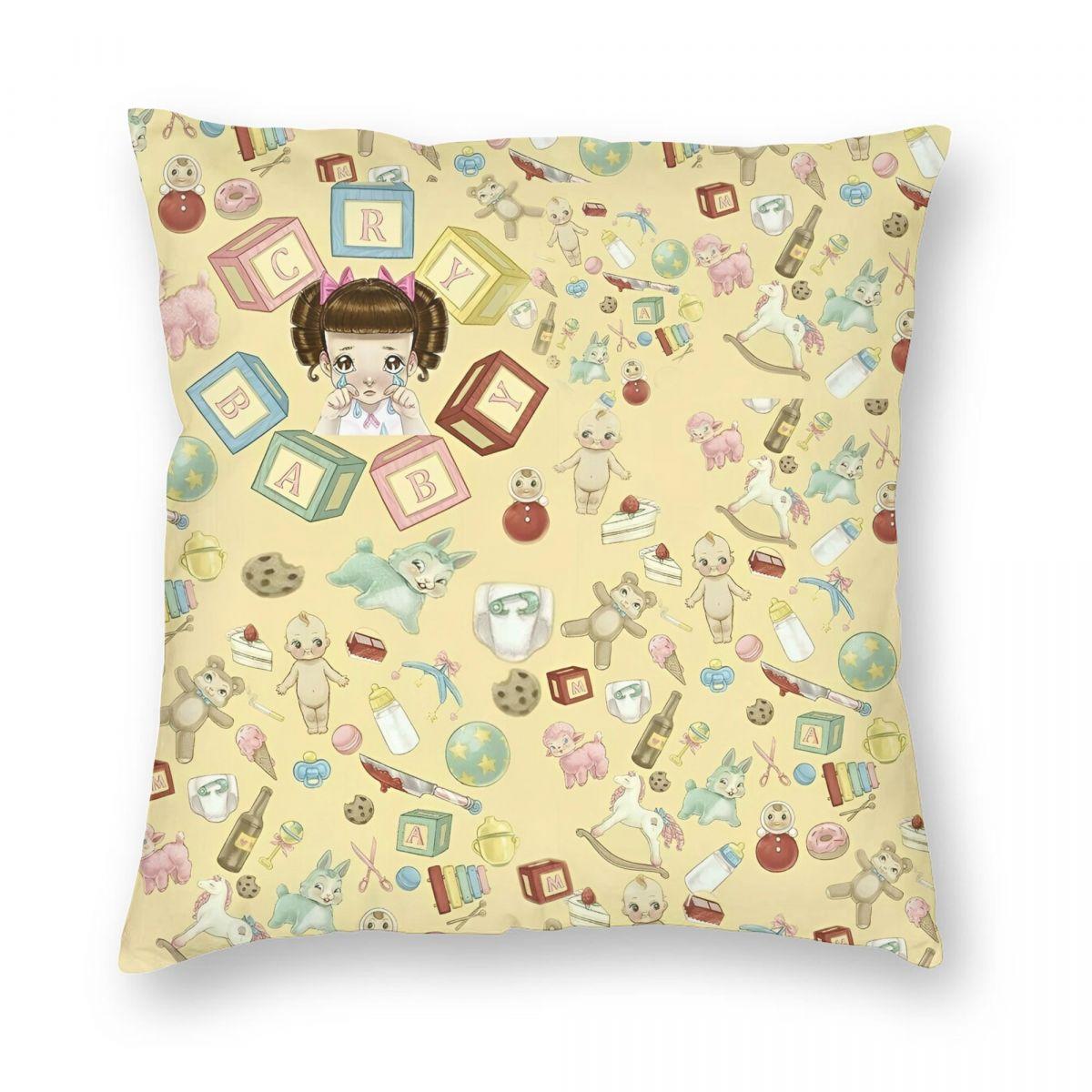 Порталы Мелани Мартинес Cry Baby Наволочка Принтованная Ткань Чехол для Подушки Декоративная Наволочка Чехол Диван Квадратный 45X45см 12x12Inch