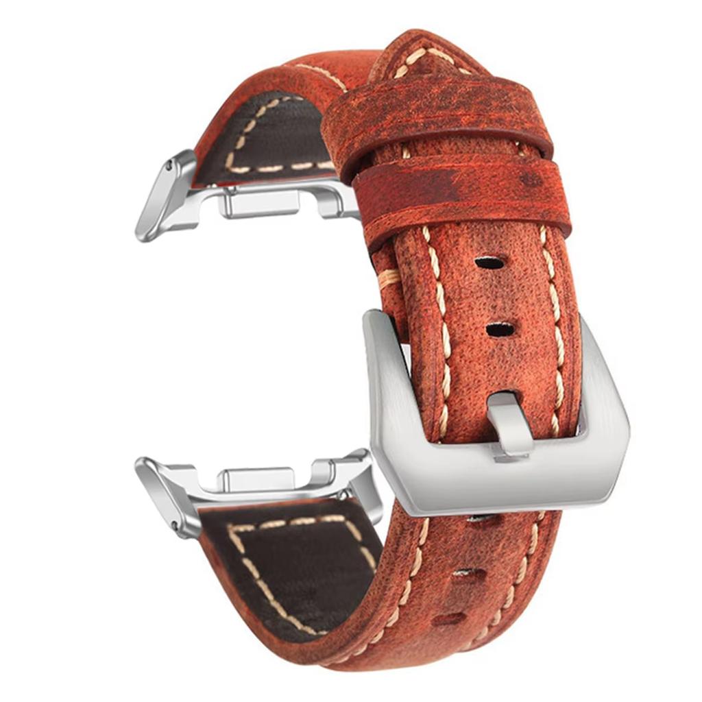 Leather Strap For Samsung Galaxy Watch 8 44mm 40mm No Gap Replacement Band Galaxy Watch 8/8 Classic 46mm Bracelet Accessories