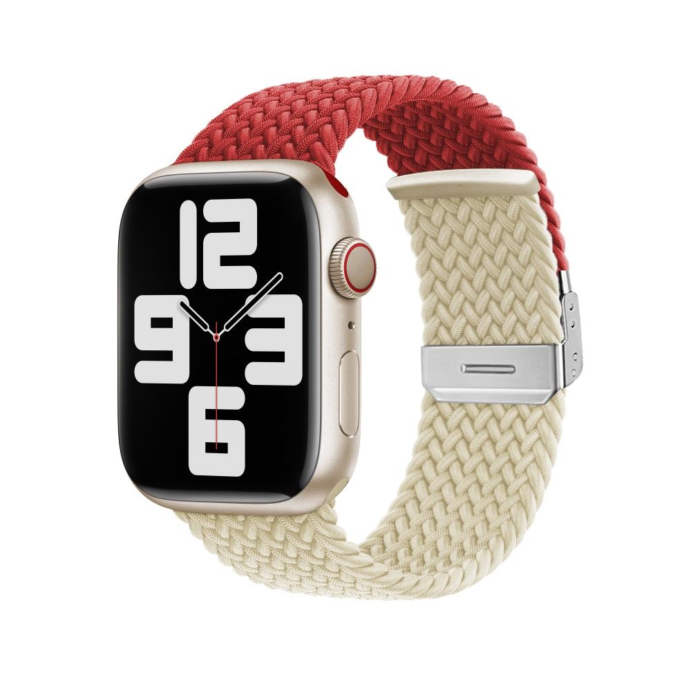 Braided Solo Loop Strap For Apple Watch Band 44mm 40mm 45mm 41mm 42mm Elastic Nylon Correa Bracelet iWatch Series 4 5 Se 6 7 3 8