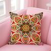 Bohemian Ethnic Decorative Cushion Cover Linen Pillowcase Cover Soft Decor for Sofa Home Room