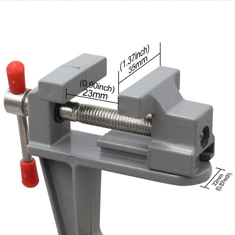 Mini Aluminium Bench Vise DIY Tools Mini Bench Vise Bench Vise Table Vise Small Bench Vise Fixed Tool Small Flat Nose Plier