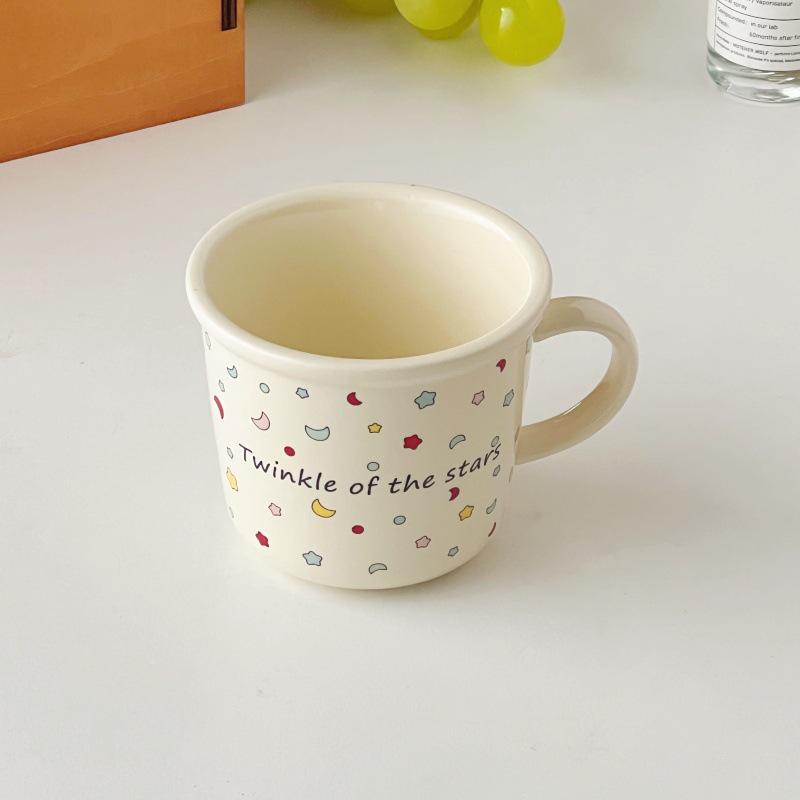 Simple Creamy Tableware Set: Star Plate, Rice Bowl, Dinner Plate, Fruit Bowl, Dessert Plate