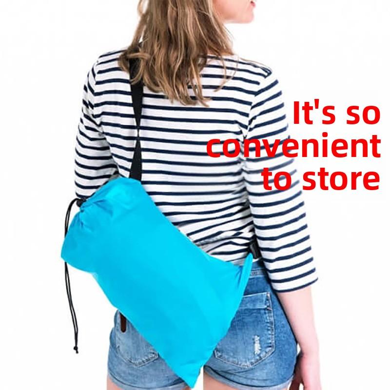 Outdoor Portable Beach Folding Single Person Air Sofa Air Cushion