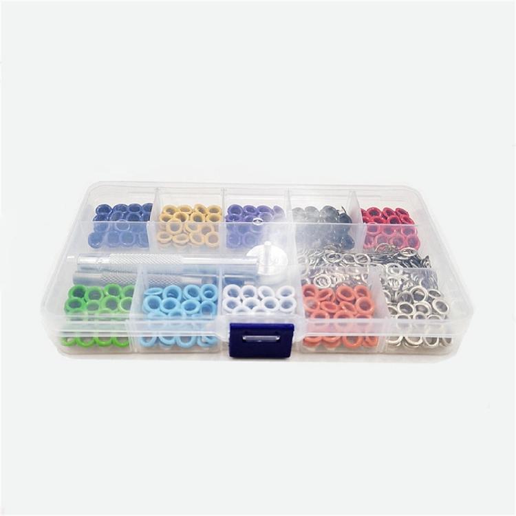 400PCS 5mm Grommet Kits for Fabric, Canvas, Curtain, Clothes, Leather Repair