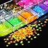 12 Grids Y2K Mini Star Nail Sequins Glitter Flakes Affordable Manicure Accessories for Beginner Nail Learners