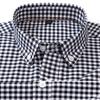 2026 spring new style 100% cotton Oxford plaid striped men's long-sleeved fashionable business casual fit shirt single top