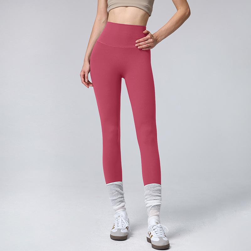 Nude Yoga Pants for Women, Spring/summer High-end Professional Tight High-waist Hip-lifting Elastic Quick-dry Sports Fitness Pants