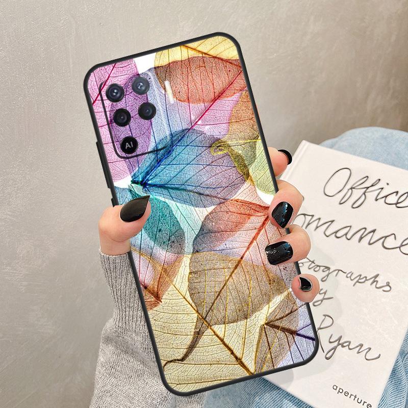 

Colorful Leaves Case For Oppo A5 Pro A15 A17 A57 A77 A94 A74 A54 A16 A76 A96 A40 A60 A80 A18 A38 A58 A78 A98 OPPO A57s