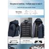 Luo Meng Men's Business Goose Down Winter Jacket