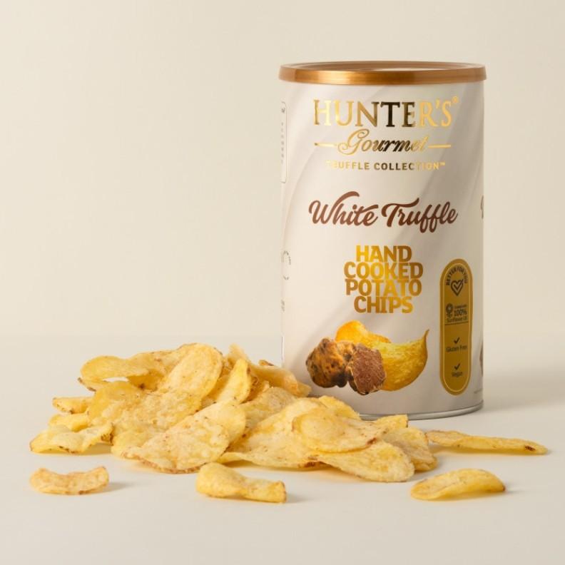 Hunters Kartoffelchips 150g, wähle 2 Sorten (schwarzer Trüffel/weißer Trüffel), Koreanische Snacks