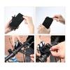 Multifonction Support telephone vélo moto, Universel Support Vélo Téléphone Silicone Réglable pour iPhone X/ 8/8 Plus/7/7 Plus Huawe